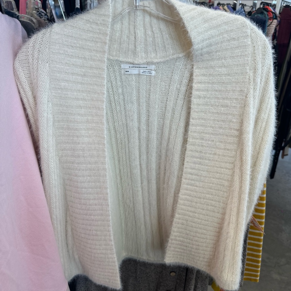 Anthropologie Open-Front Sweater